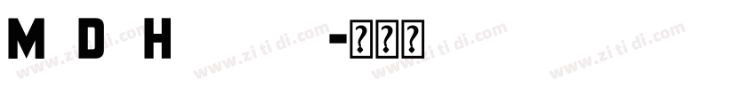 Mr De Haviland字体转换